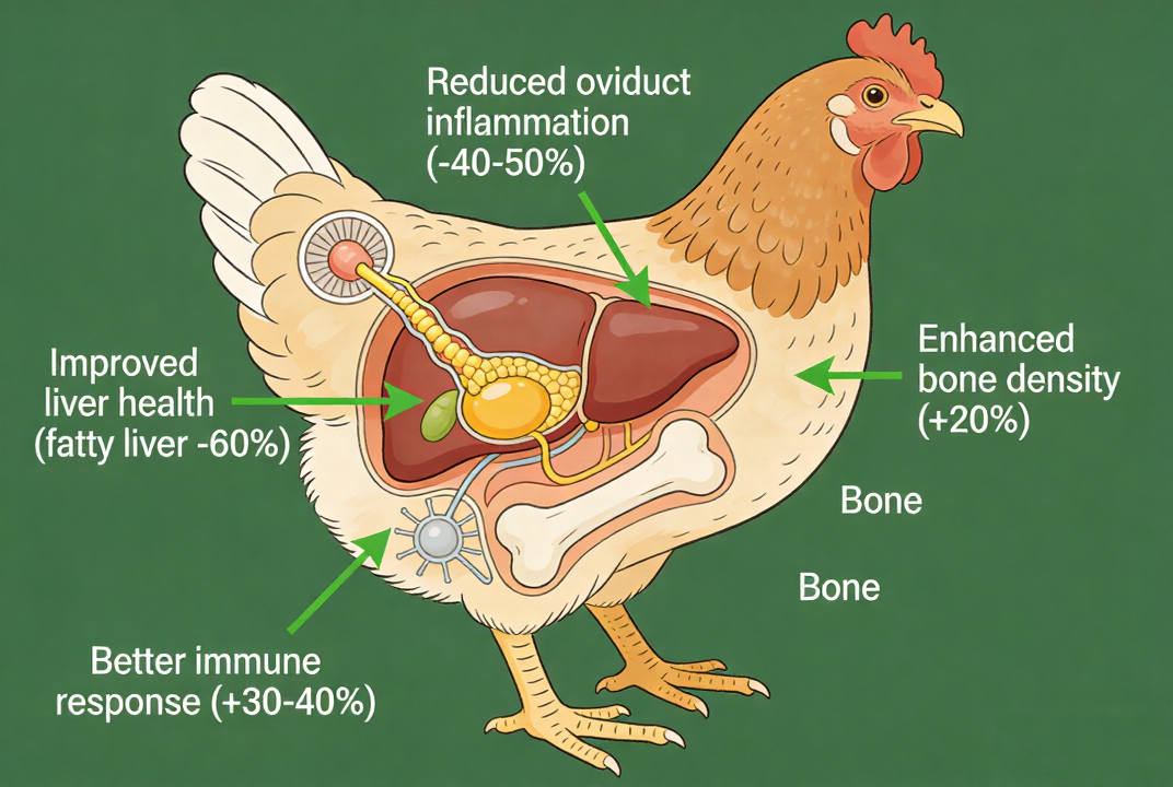 蛋雞健康改善圖
