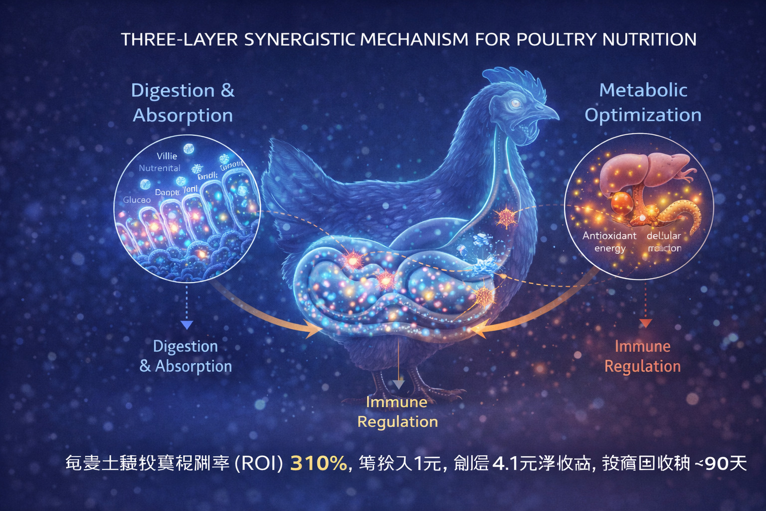 活力旺核心技術三層協同作用機制圖