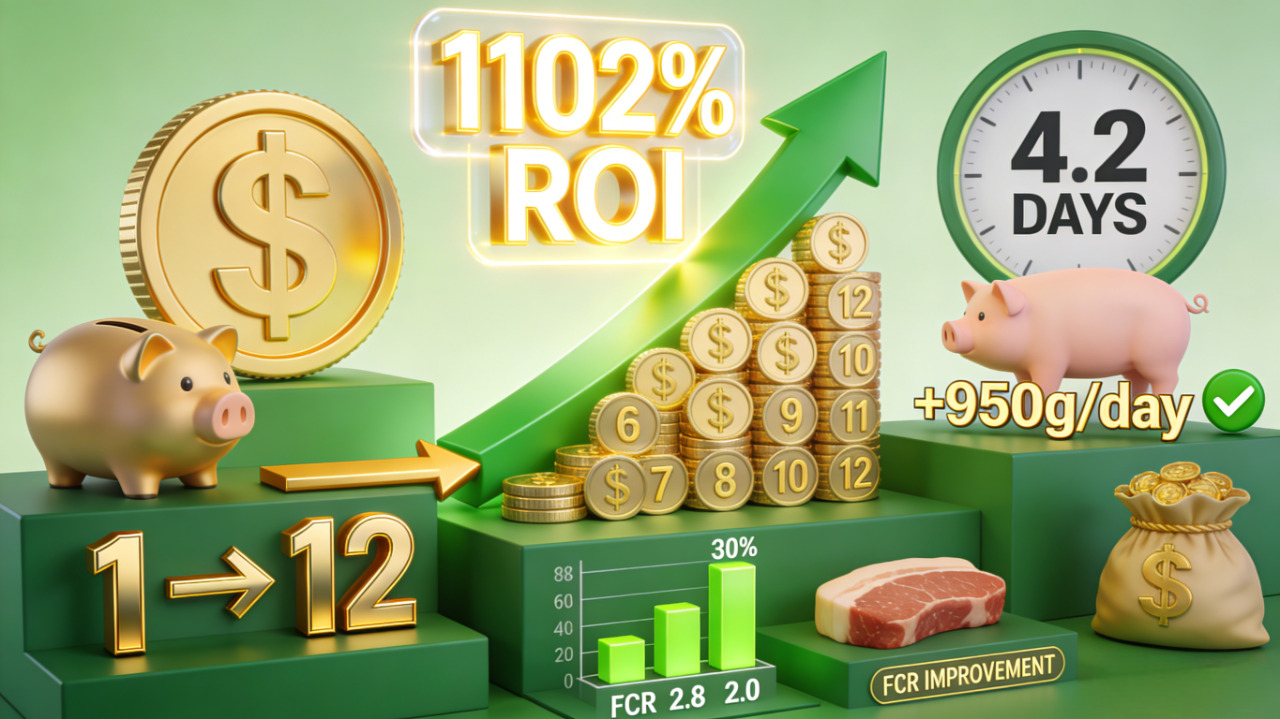 ROI 1102% 資訊圖表
